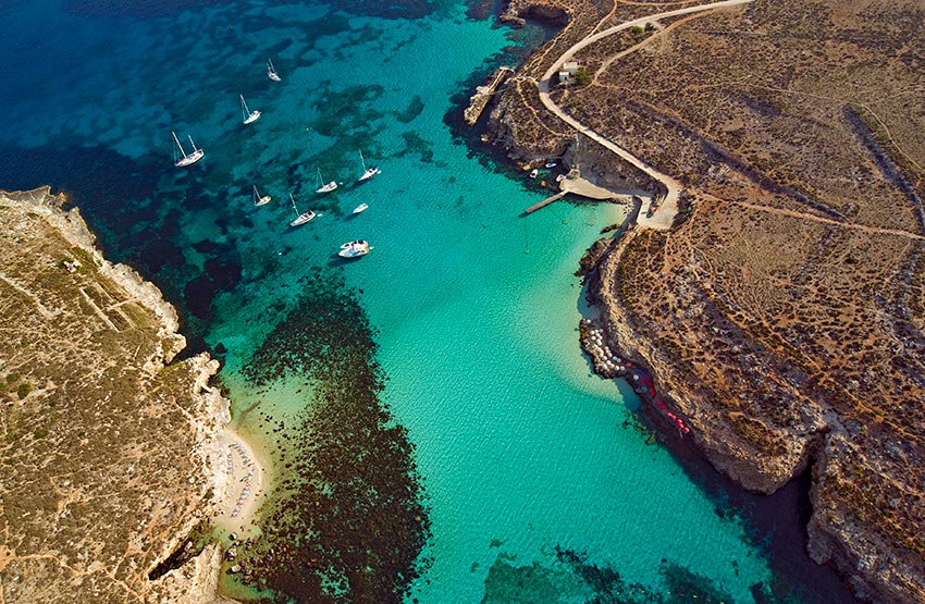 Comino-Blue-Lagoon-01-Aerial-View-by-Clive-Vella