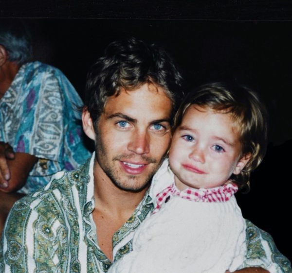 Paul Walker y su hija