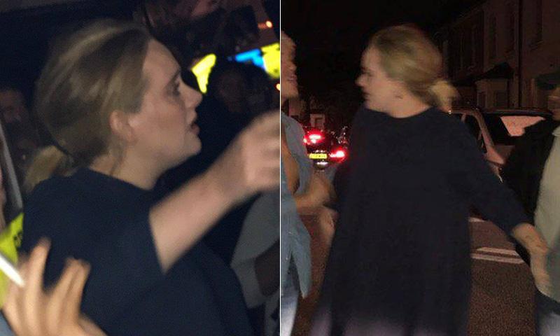Adele, sin poder contener las lágrimas, consuela a las víctimas del incendio de Londres 