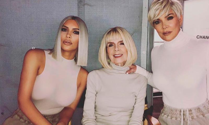 Kim Kardashian revela que su abuela MJ tiene una cuenta secreta de Instagram para vigilarlas